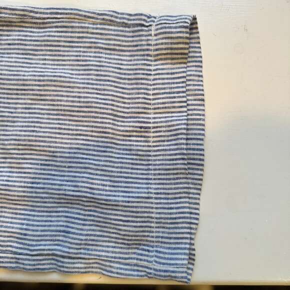 Striped Blue Linen Resort Pants - Picture 5 of 5